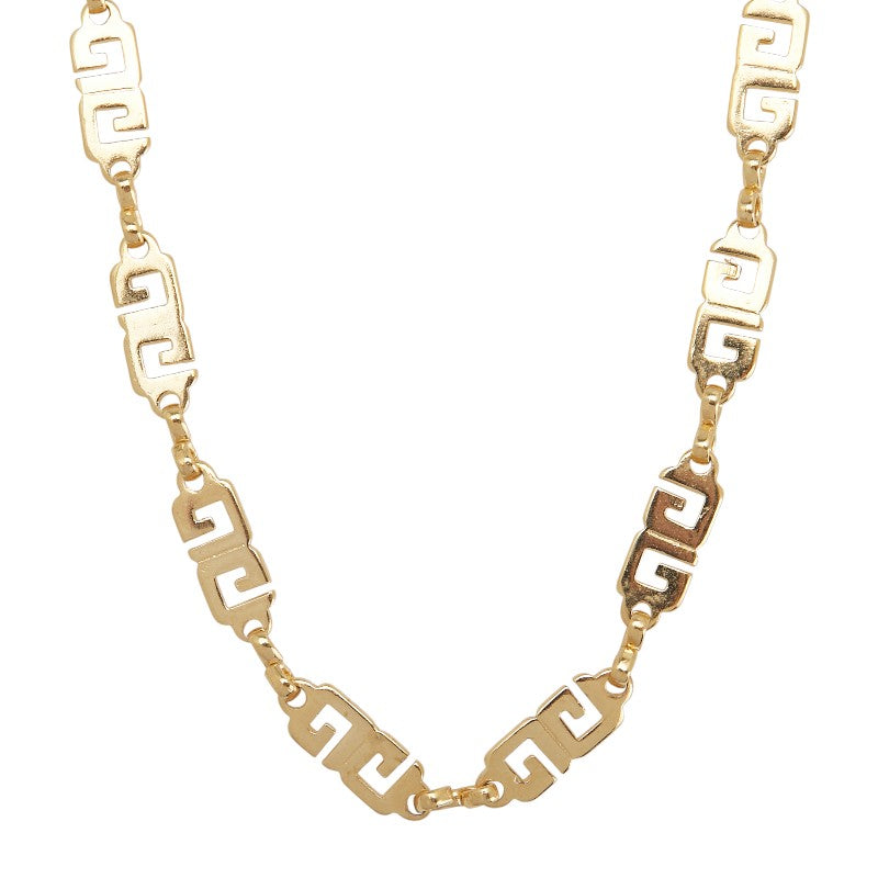 ジバンシー Gロゴ ネックレス ゴールド メッキ レディース Givenchy 【中古】