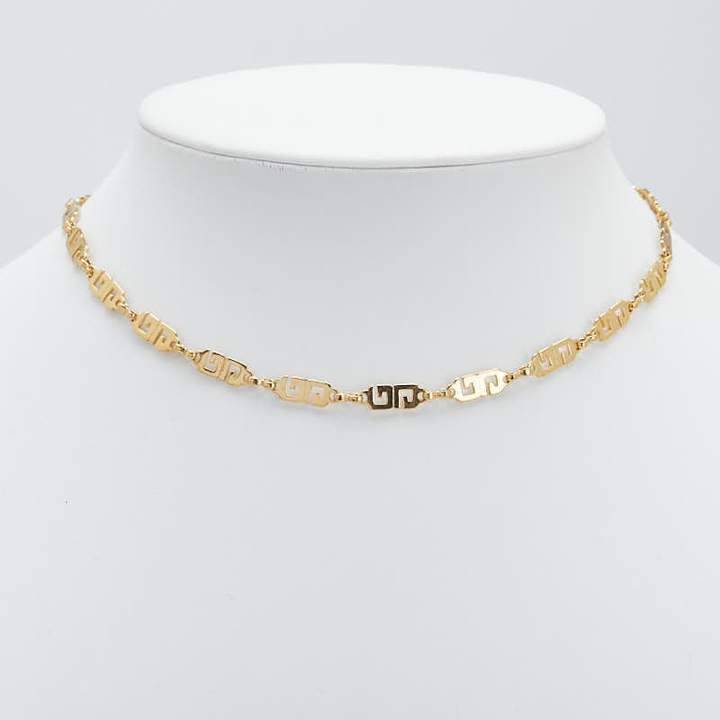 ジバンシー Gロゴ ネックレス ゴールド メッキ レディース Givenchy 【中古】