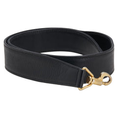 グッチ ショルダーストラップ ブラック ゴールド レザー レディース GUCCI 【中古】