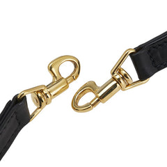 グッチ ショルダーストラップ ブラック ゴールド レザー レディース GUCCI 【中古】