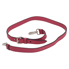 プラダ ショルダーストラップ ネームタグ クロシェット 鍵 パドロック セット ピンク レザー レディース PRADA 【中古】