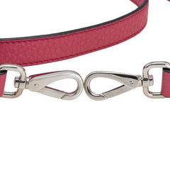 プラダ ショルダーストラップ ネームタグ クロシェット 鍵 パドロック セット ピンク レザー レディース PRADA 【中古】