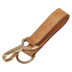 ルイ ヴィトン ネームタグ ポワニエ ハンドストラップ 3点セット ベージュ レザー レディース LOUIS VUITTON 【中古】