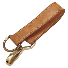 ルイ ヴィトン ネームタグ ポワニエ ハンドストラップ 3点セット ベージュ レザー レディース LOUIS VUITTON 【中古】