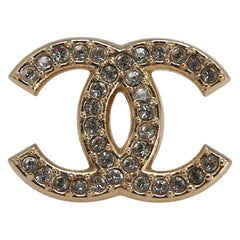 シャネル ココマーク ピアス 片方のみ ゴールド メッキ ラインストーン レディース CHANEL 【中古】
