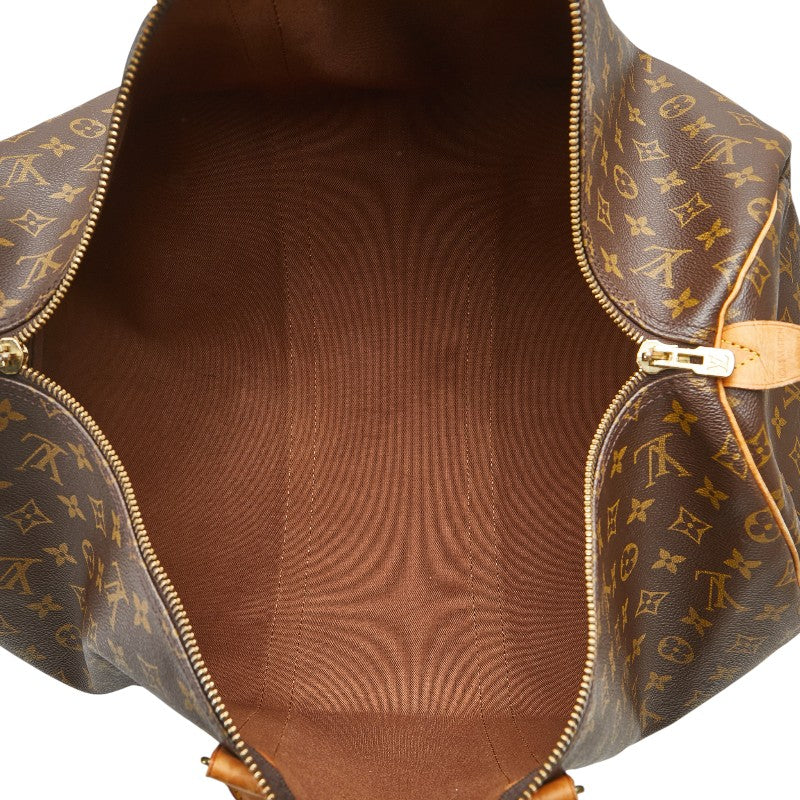 ルイ ヴィトン モノグラム キーポル55 ボストンバッグ トラベルバッグ M41424 ブラウン PVC レザー レディース LOUIS VUITTON 【中古】