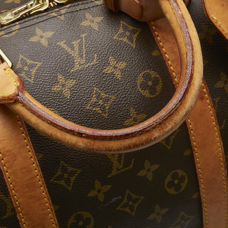 ルイ ヴィトン モノグラム キーポル55 ボストンバッグ トラベルバッグ M41424 ブラウン PVC レザー レディース LOUIS VUITTON 【中古】