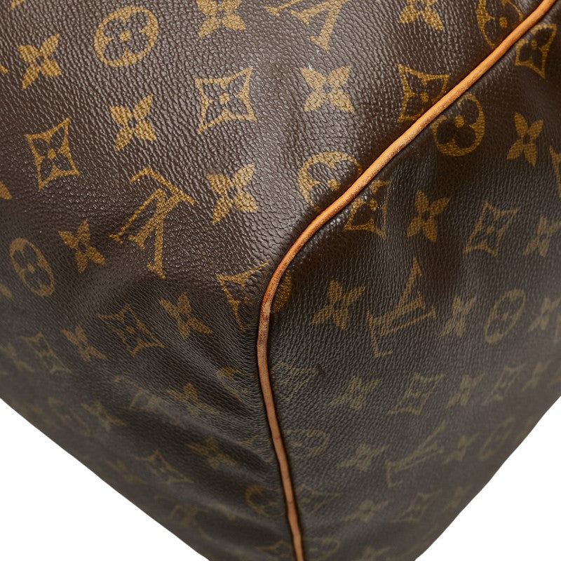 ルイ ヴィトン モノグラム キーポル55 ボストンバッグ トラベルバッグ M41424 ブラウン PVC レザー レディース LOUIS VUITTON 【中古】