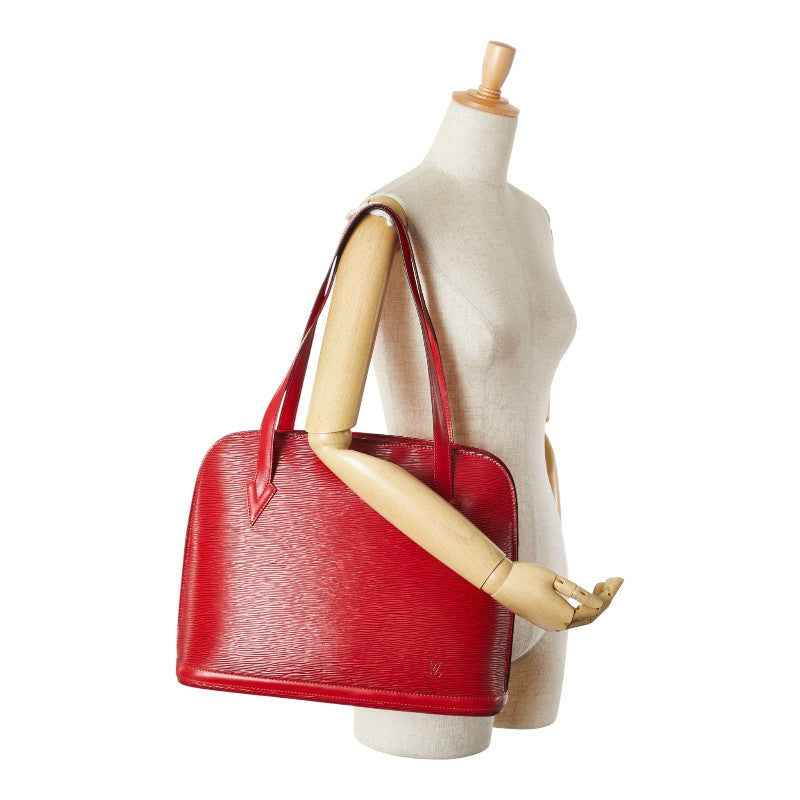 ルイ ヴィトン エピ リュサック トートバッグ ショルダーバッグ M52287 カスティリアンレッド レザー レディース LOUIS VUITTON 【中古】