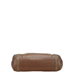 ロンシャン ハンドバッグ ブラウン レザー レディース Longchamp 中古
