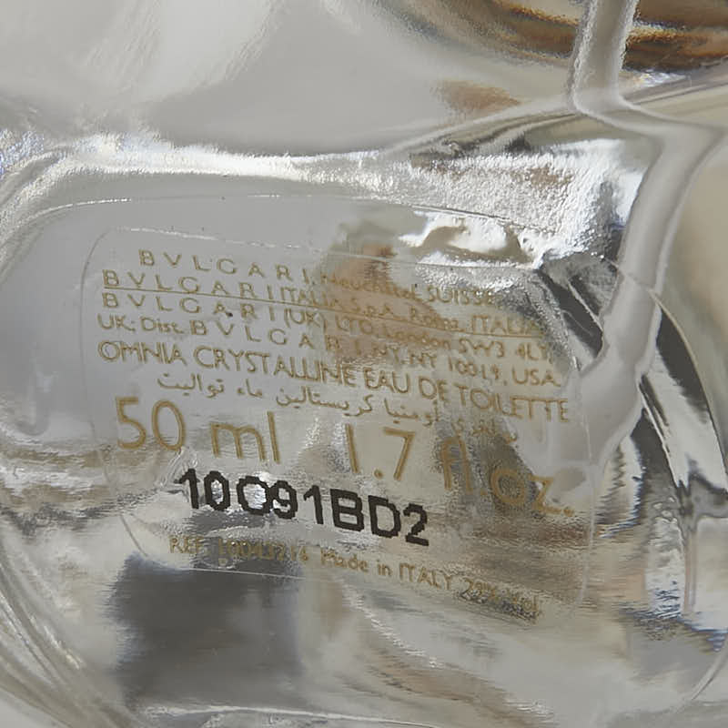ブルガリ オムニア クリスタリン オードトワレ 香水 クリア ガラス レディース BVLGARI 【中古】