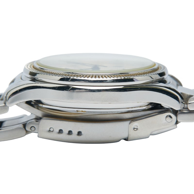 レ ジェネヴェ 腕時計 GMT パワーリザーブ 自動巻き シルバー文字盤 ステンレススチール メンズ 【中古】