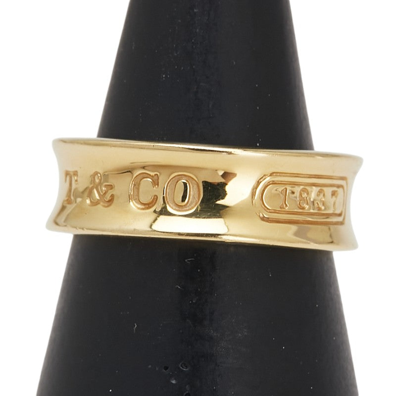 ティファニー ナロー 1837 リング 指輪 K18YG イエローゴールド レディース TIFFANY&Co. 【中古】