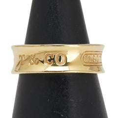 ティファニー ナロー 1837 リング 指輪 K18YG イエローゴールド レディース TIFFANY&Co. 【中古】