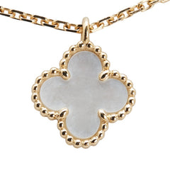 ヴァンクリーフ＆アーペル スウィートアルハンブラ ペンダントネックレス VCARF69100 K18YG イエローゴールド マザーオブパール レディース Van Cleef & Arpels 【中古】