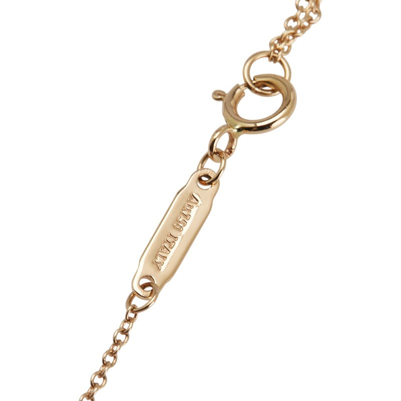 ティファニー Tスマイル ミニ ペンダントネックレス K18PG ピンクゴールド レディース TIFFANY&Co. 【中古】