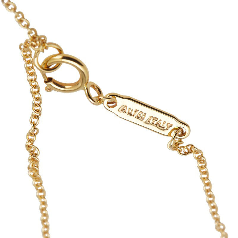 ティファニー Tスマイル ミニ ネックレス K18YG イエローゴールド レディース TIFFANY&Co. 【中古】