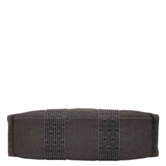 エルメス エールライン トートPM ハンドバッグ トートバッグ グレー ブラック キャンバス レディース HERMES 【中古】