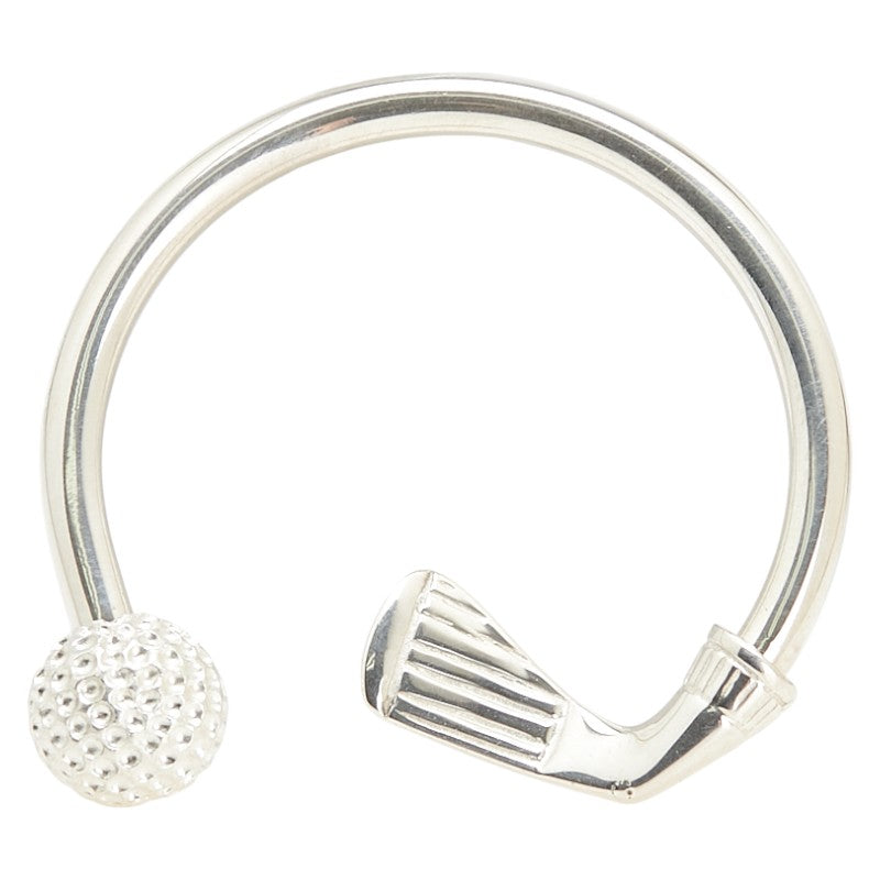 ティファニー ゴルフ チャーム キーリング キーホルダー SV925 シルバー レディース TIFFANY&Co. 【中古】