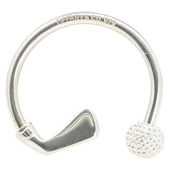 ティファニー ゴルフ チャーム キーリング キーホルダー SV925 シルバー レディース TIFFANY&Co. 【中古】