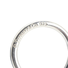 ティファニー 1837 パドロック チャーム キーリング キーホルダー SV925 シルバー レディース TIFFANY&Co. 【中古】