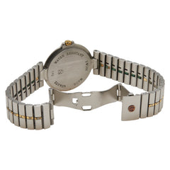 ダンヒル ミレニアム 腕時計 クオーツ ホワイト文字盤 ステンレススチール メッキ レディース Dunhill 【中古】