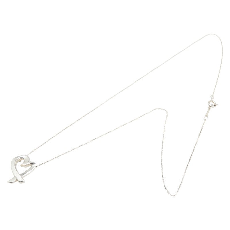 ティファニー ラビングハート ネックレス SV925 シルバー レディース TIFFANY&Co. 【中古】