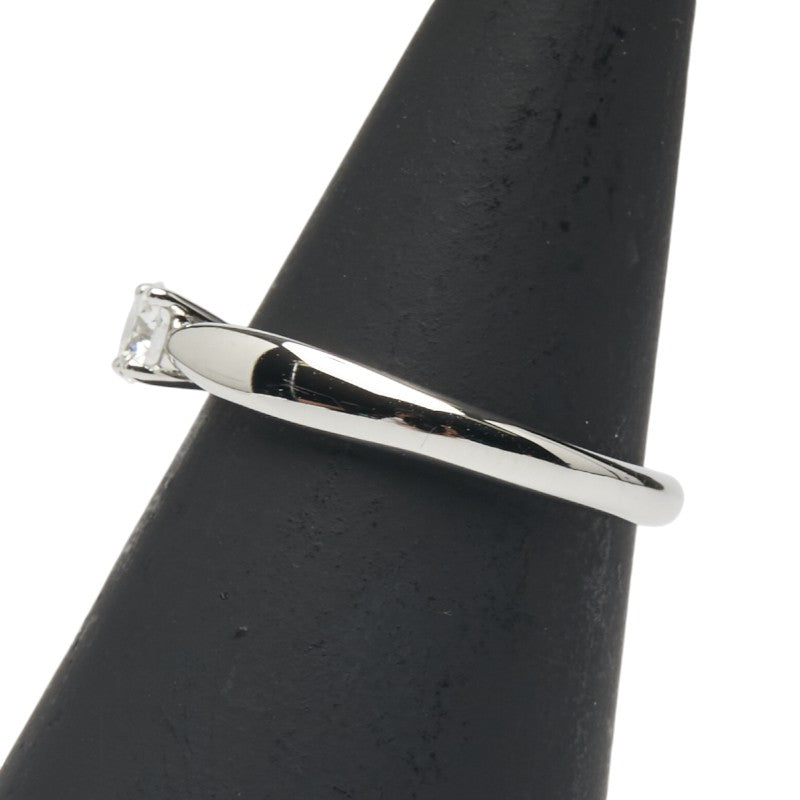 ティファニー ハーモニー 1Pダイヤ リング 指輪 Pt950 プラチナ レディース TIFFANY&Co. 【中古】