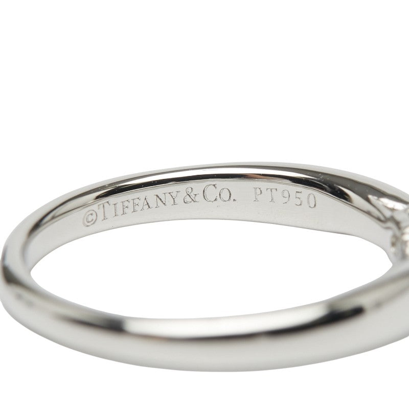 ティファニー ハーモニー 1Pダイヤ リング 指輪 Pt950 プラチナ レディース TIFFANY&Co. 【中古】