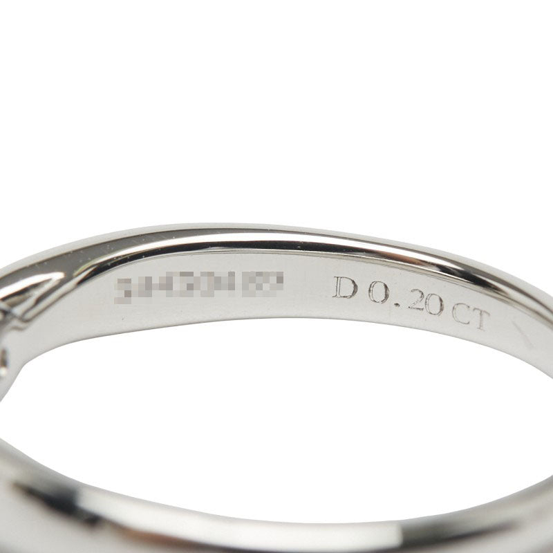 ティファニー ハーモニー 1Pダイヤ リング 指輪 Pt950 プラチナ レディース TIFFANY&Co. 【中古】