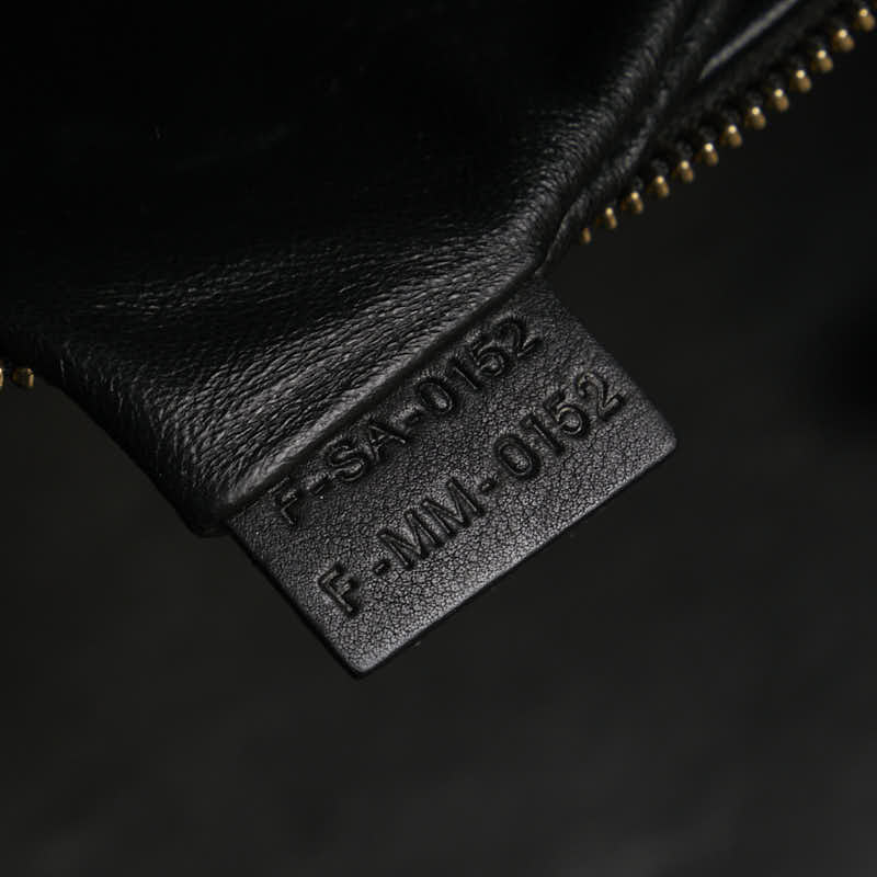 セリーヌ ラゲージ ミニショッパー ハンドバッグ ブラック レザー レディース CELINE 【中古】