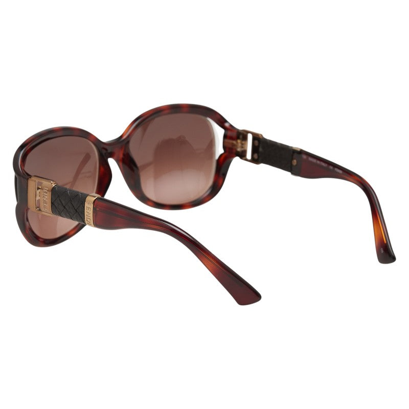 フェンディ サングラス 度入り FS5247K ブラウン ブラック プラスチック レディース FENDI 【中古】