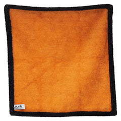 エルメス カレ ド プラージュ レオパード ハンドタオル ビーチタオル ホワイト オレンジ マルチカラー コットン レディース HERMES 【中古】