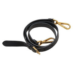 プラダ ショルダーストラップ ネイビー レザー レディース PRADA 【中古】