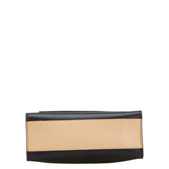 マークジェイコブス トートバッグ ブラック ホワイト レザー レディース MARC JACOBS 【中古】