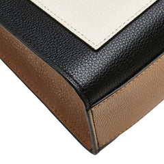 マークジェイコブス トートバッグ ブラック ホワイト レザー レディース MARC JACOBS 【中古】