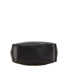 コーチ ステッチ モチーフ ハンドバッグ トートバッグ 7787 ブラック レザー レディース COACH 【中古】