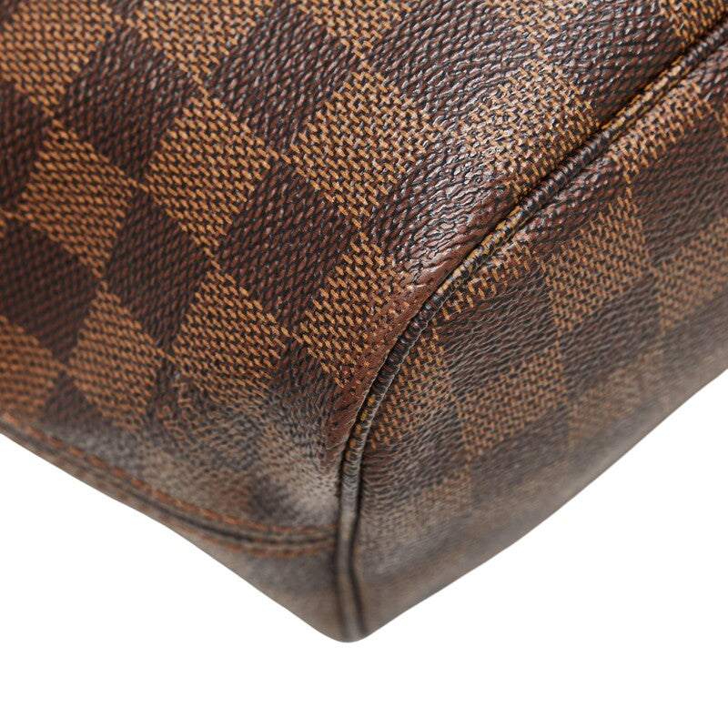 ルイ ヴィトン ダミエ ネヴァーフルPM トートバッグ ハンドバッグ N41359 エベヌ ブラウン PVC レザー レディース LOUIS VUITTON 【中古】