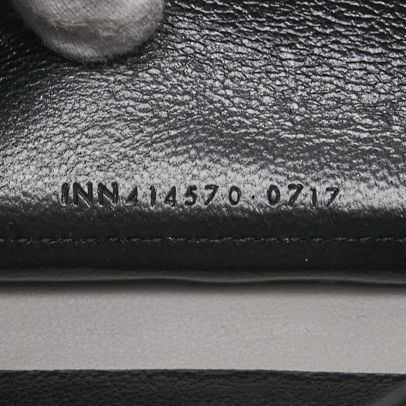 サンローラン YSLロゴ ラウンドファスナー 長財布 414570 ベージュ レザー レディース SAINT LAURENT 【中古】
