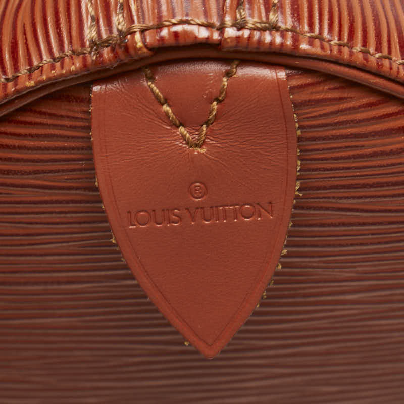 ルイ ヴィトン エピ スピーディ35 ハンドバッグ ボストンバッグ M42993 ケニアブラウン レザー レディース LOUIS VUITTON 【中古】