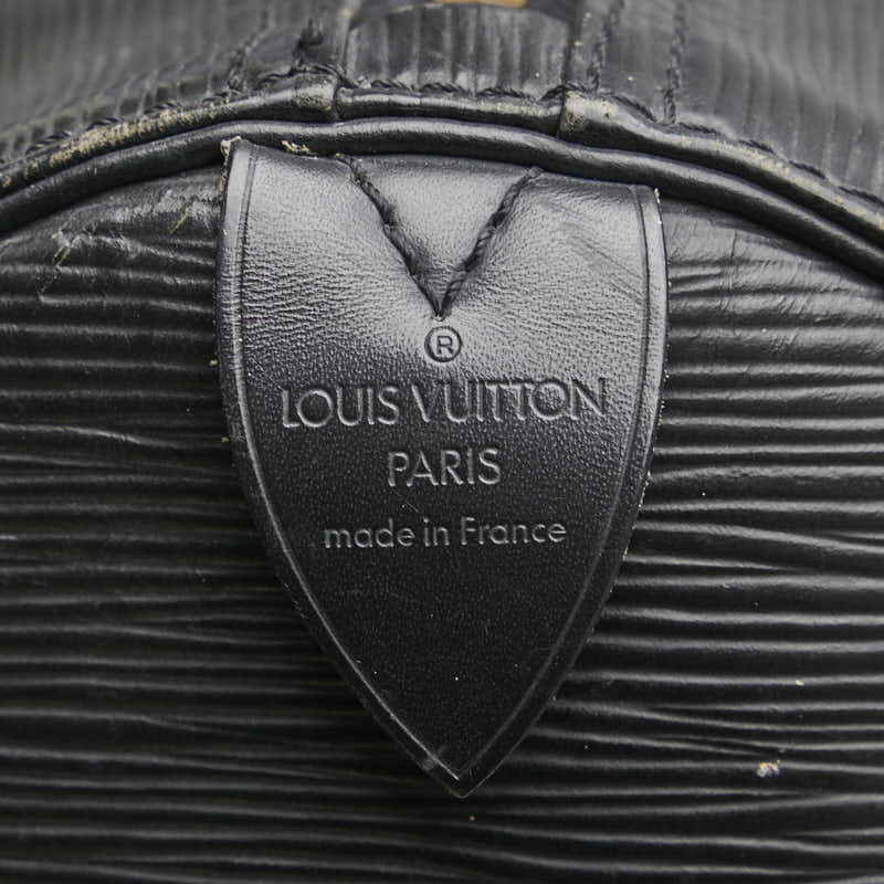 ルイ ヴィトン エピ キーポル55 ボストンバッグ トラベルバッグ M59052 ノワール ブラック レザー レディース LOUIS VUITTON 【中古】