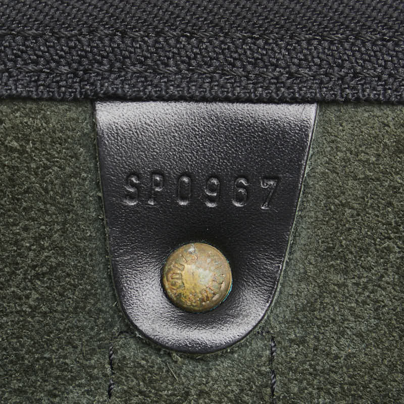 ルイ ヴィトン エピ キーポル55 ボストンバッグ トラベルバッグ M59052 ノワール ブラック レザー レディース LOUIS VUITTON 【中古】