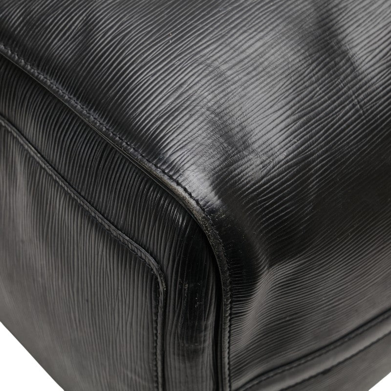 ルイ ヴィトン エピ キーポル55 ボストンバッグ トラベルバッグ M59052 ノワール ブラック レザー レディース LOUIS VUITTON 【中古】