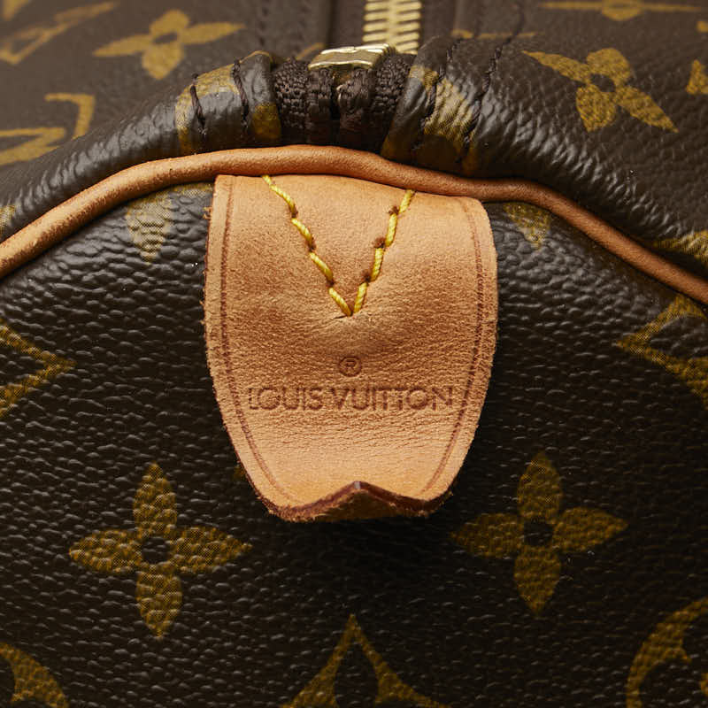 ルイ ヴィトン モノグラム キーポル55 ボストンバッグ トラベルバッグ M41424 ブラウン PVC レザー レディース LOUIS VUITTON 【中古】
