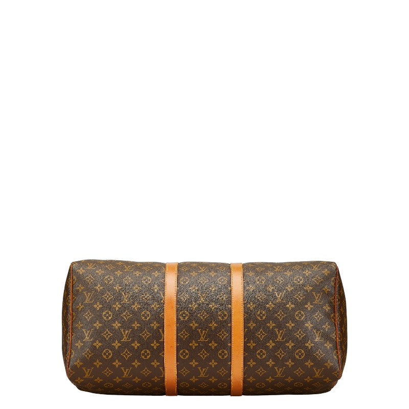 ルイ ヴィトン モノグラム キーポル55 ボストンバッグ トラベルバッグ M41424 ブラウン PVC レザー レディース LOUIS VUITTON 【中古】