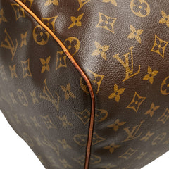 ルイ ヴィトン モノグラム キーポル55 ボストンバッグ トラベルバッグ M41424 ブラウン PVC レザー レディース LOUIS VUITTON 【中古】