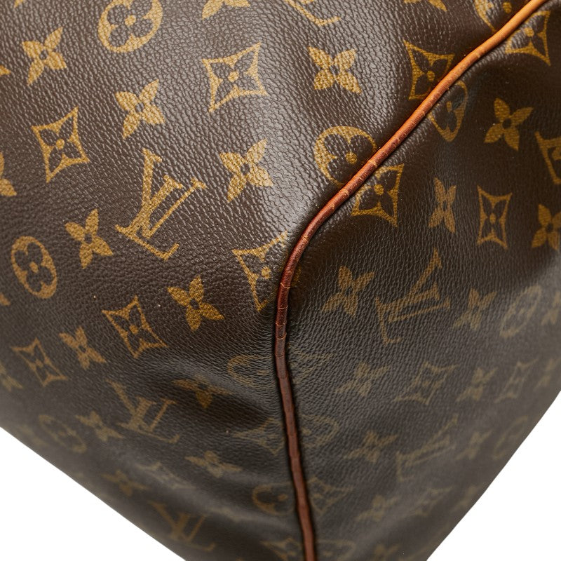 ルイ ヴィトン モノグラム キーポル55 ボストンバッグ トラベルバッグ M41424 ブラウン PVC レザー レディース LOUIS VUITTON 【中古】