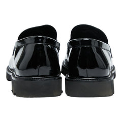 コールハーン × フラグメント FRAGMENT アメリカンクラシックス ペニー ローファー サイズ：US10(27.5) C38641 ブラック エナメル EVA/TPUラバー メンズ COLE HAAN 【中古】