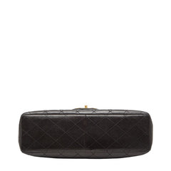 シャネル ココマーク マトラッセ チェーン ショルダーバッグ ブラック ラムスキン レディース CHANEL 【中古】