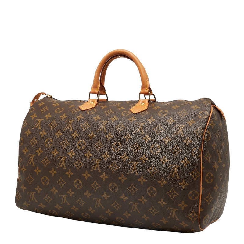 ルイ ヴィトン モノグラム スピーディ40 ボストンバッグ ハンドバッグ M41522 ブラウン PVC レザー レディース LOUIS VUITTON 【中古】